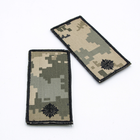 Погон Младший Лейтенант ЗСУ 10х5 см, военный погон пиксель, качественные шевроны-погоны на липучках - изображение 3