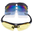Тактические баллистические спортивные защитные очки Oakley Polarized (5 сменных линз) c поляризацией + чехол - изображение 9