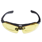 Тактические баллистические спортивные защитные очки Oakley Polarized (5 сменных линз) c поляризацией + чехол - изображение 11