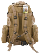 Тактичний рюкзак CATTARA 55L ARMY 13866 Коричневий - зображення 3