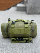 Тактичний рюкзак з підсумками Eagle B08 55 л Green Olive 8144 - зображення 9