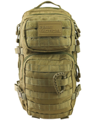 Рюкзак тактичний армійський військовий KOMBAT UK Hex-Stop Small Molle Assault Pack 28л койот (OR.M_F775F91F6C45) - зображення 2