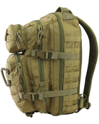 Рюкзак тактичний армійський військовий KOMBAT UK Hex-Stop Small Molle Assault Pack 28л койот (OR.M_F775F91F6C45) - зображення 3