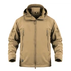 Тактическая куртка Pave Hawk PLY-6 Sand Khaki M военная осенне-зимняя с капюшоном и карманами на рукавах (OPT-19901)