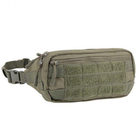 Тактична сумка-бананка Mil-tec Fanny Pack Molle ЗСУ 13512501 6652 23,5х6х12 см олива (OR.M-4354961) - зображення 1