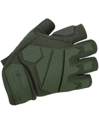 Тактические военные перчатки KOMBAT UK защитные перчатки без пальцев S оливковый TR_kb-aftg-olgr-s (OR.M_FE4D98EF8AC0) - изображение 1