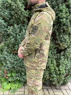 Мужской армейский костюм тактическая форма на флисе Мультикам Турция ВСУ (ЗСУ) XL 8657 хаки (OR.M-4425899) - изображение 4