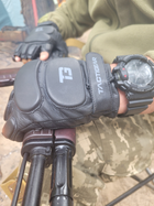 Рукавички тактичні шкіряні без пальців Patrol Black XL - зображення 3