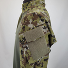 Рубашка мужская военная тактическая с липучками рип-стоп ВСУ (ЗСУ) Ubaks Убакс 20221839 7289 M 48 р хаки (OR.M-4363247) - изображение 6