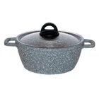 Кастрюля антипригарная Biol K206PC - 200мм x 2л Granite Grey