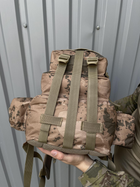Тактический рюкзак камуфляж бежевый 8923 - изображение 3