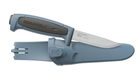 Ніж із нержавіючої сталі Morakniv Basic 546 Limited Edition 2022 (S) Helikon-Tex Dark Grey/Dusty Blue A