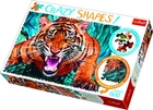 Пазли Trefl Crazy Shapes Один на один з тигром 600 елементів (11110)