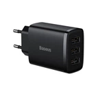 Сетевое зарядное устройство для Baseus Compact Charger 3xUSB-A 17W EU Black (CCXJ020101)