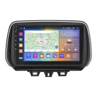 Магнитола Lesko для Hyundai Tucson III Рестайлинг 2018-2021 IPS 10" 4/64Gb CarPlay 4G Wi-Fi GPS Prime Туксон