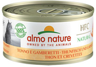 Naturalna mokra karma dla kotów Almo Nature HFC Natural z tuńczykiem i krewetkami 70 g (8001154004120) - obraz 1
