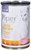 Mokra karma dla kotów Dolina Noteci Piper z kurczakiem 400 g (5902921302193) - obraz 1