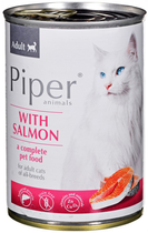 Mokra karma dla kotów Dolina Noteci Piper z łososiem 400 g (5902921302186) - obraz 1