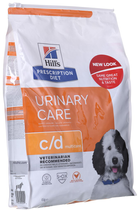 Sucha karma dla psów Hill's PD Urinary c/d na dolegliwości przewodu moczowego 1.5 kg (052742042237) - obraz 1