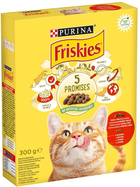 Сухий корм для котів Purina Friskies Aduld mięso, kurczak, warzywa 300g (7613031868285)