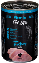 Вологий корм для собак Fitmin For Life Dog індичка 400 г (8595237033461)