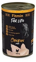 Вологий корм для собак Fitmin For Life Dog курка 400 г (8595237033478) - зображення 1