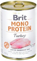 Вологий корм для собак Brit Mono Protein Індичка 400 г (8595602555406) - зображення 1
