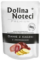 Mokra karma dla psów Dolina Noteci Premium Danie z kaczki z ziemniakami 300 g (5902921304340) - obraz 1