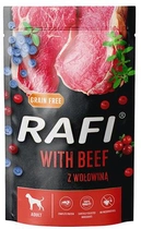 Mokra karma dla psów Rafi z borówką i wołowiną 500 g (5902921305262) - obraz 1