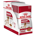 Вологий корм для собак Royal Canin SHN Medium Adult шматочки в соусі 10 x 140 г (9003579008362) - зображення 1