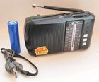 Радіоприймач кишеньковий хвилі ФМ/AM/SW/MP3 плеєр ICF8. Акумулятор 18650, Bluetooth/SD/USB