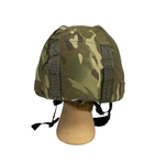 Кавер армійський з кріпленням під окуляри, тактичний чохол на шолом каску ЗСУ, мультикам, M - зображення 2