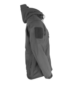 Куртка мужская тактическая KOMBAT UK военная с липучками под шевроны ВСУ Soft Shell XXL серый TR_kb-pssj-gr-xxl - изображение 3