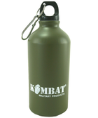Фляга тактическая армейская алюминиевая KOMBAT UK ВСУ (ВСУ) Aluminium Water Bottle 500ml оливковый TR_kb-awb500-olgr - изображение 1