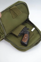 Сумка слинг тактический рюкзак с кобурой SILVER KNIGHT 224 оливковый - изображение 3