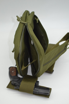 Сумка слинг тактический рюкзак с кобурой SILVER KNIGHT 224 оливковый - изображение 4