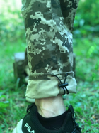 Тактичні військові армійські штани у кольорі Піксель зелений, штани НАТО, безшовні підвищеної міцності L - зображення 6