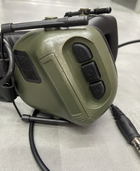 Тактичні активні навушники HD-09 для стрільби із шумозаглушенням, на голову, під шоломом, Олива - зображення 5
