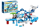 Детский игровой набор конструктор Полицейский участок Huada Toys 222-B03 детали 74