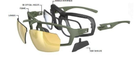 Баллистически тактические фотохромные очки RUDY PROJECT AGENT Q STEALTH - изображение 5