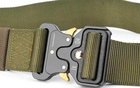 Ремінь тактичний військовий Assault Belt з пряжкою Cobra Олива (для штанів або розвантажувального поясу) 1104-O - зображення 3