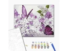 Картина по номерам Сиреневые бабочки, Brushme (40х50 см), BS37228