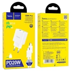 Швидкий зарядний пристрій hoco. C80A Plus Rapido з виходами USB 18W та Type C 20W, включаючи кабель Type C на Type C