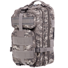 Рюкзак рейдовий тактичний SILVER KNIGHT TY-7401 розмір 42х21х18см 35л колір Камуфляж сірий - зображення 3
