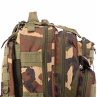 Рюкзак тактичний рейдовий SP-Sport ZK-5502 розмір 42х21х18см 25л Камуфляж Woodland - зображення 7
