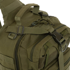 Рюкзак тактичний патрульний однолямковий Military Rangers ZK-9115 розмір 35х25х14см 12л колір Оливковий - зображення 5