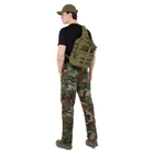 Рюкзак тактический патрульный однолямочный Military Rangers ZK-9115 размер 35х25х14см 12л цвет Оливковый - изображение 9