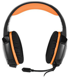 Słuchawki Real-El GDX-7700 Surround 7.1 Czarno-pomarańczowe (EL124100016) - obraz 2