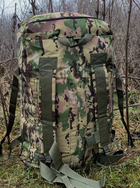 Баул 100 литров 74*40 см армейский тактический сумка рюкзак походный мультикам - изображение 3