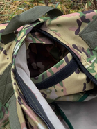 Баул сумка рюкзак 100 літрів військовий армійський баул для ЗСУ тактичний речовий для передислокації колір мультикам - зображення 7
